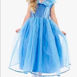 Halloween Cinderella costume with petticoat 6 to 8 year old